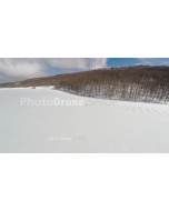 Lago Maulazzo visto dal drone in inverno